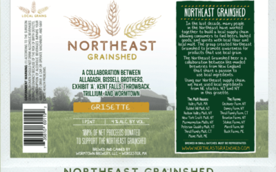 Northeast Grainshed beer a collaboration of New England breweries that share a passion to use local ingredients.