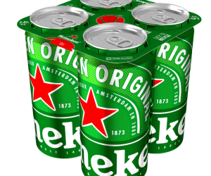 Heineken Goes 100% Plastic Free in the UK With Paperboard Packaging Innovation