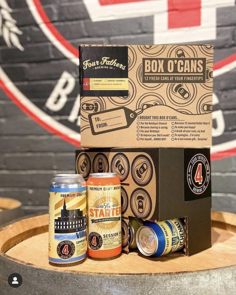 4 Pack Eco Friendly Beer Shipping Box