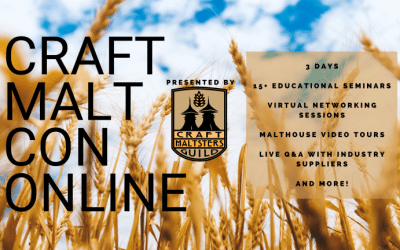 Craft Maltsters Guild Goes Virtual With 2021 Craft Malt Conference, February 10-12